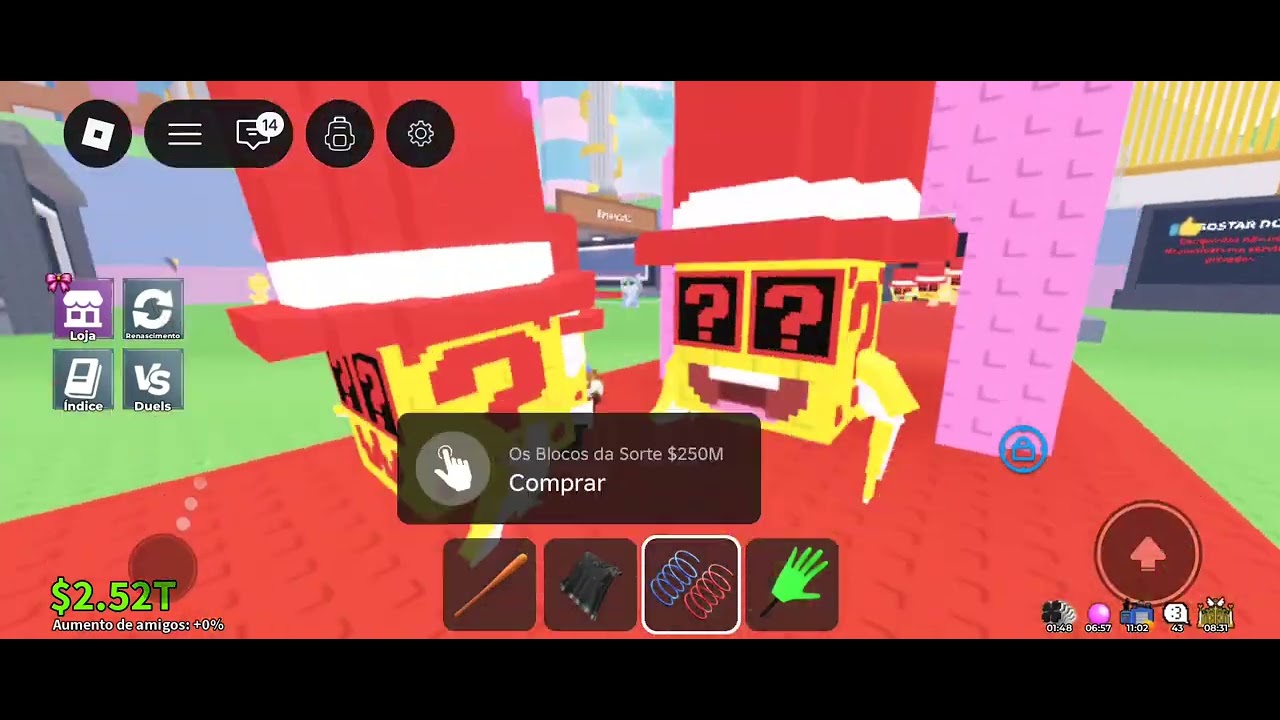 Jogando evento de sábado