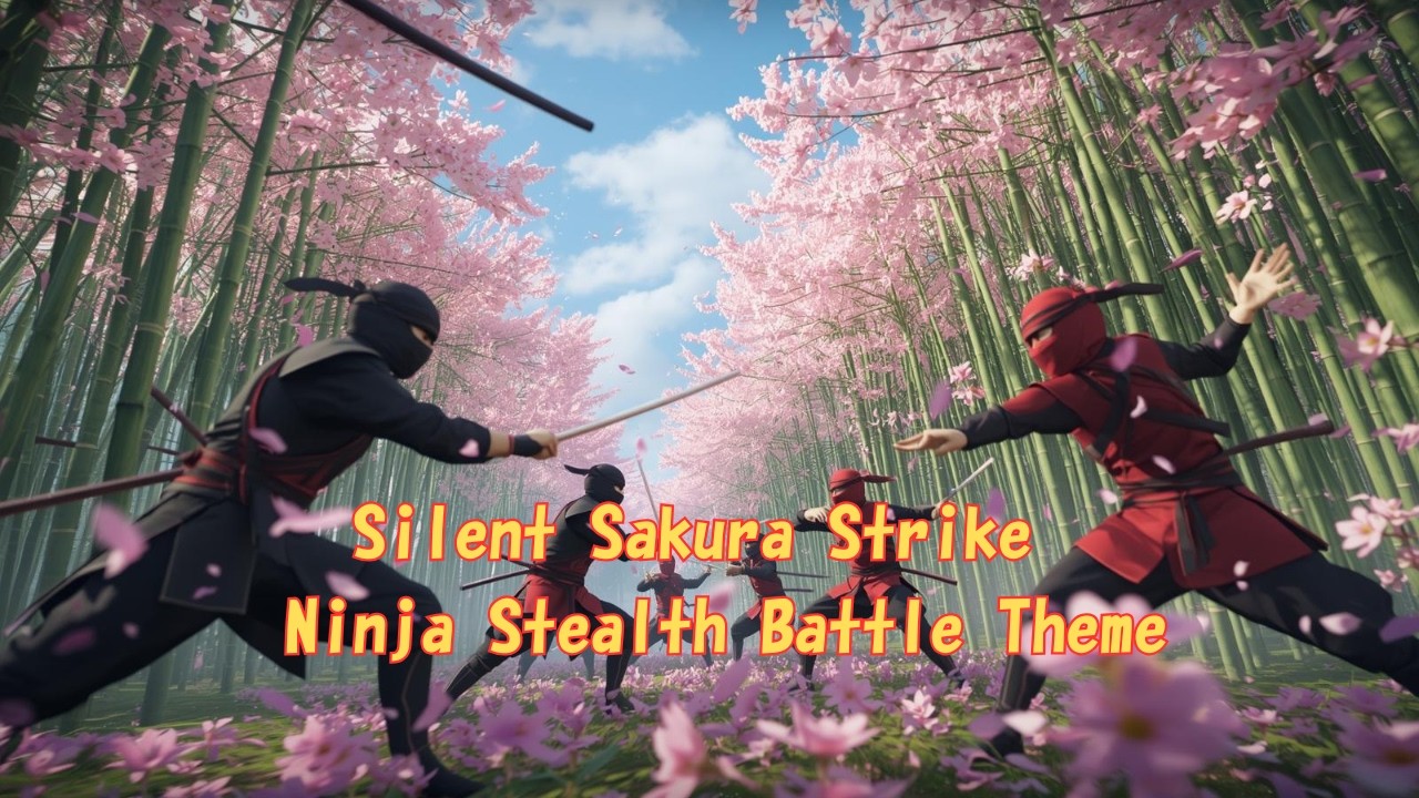 【Royalty-Free Music】Silent Sakura Strike | Ninja Stealth Battle Theme
