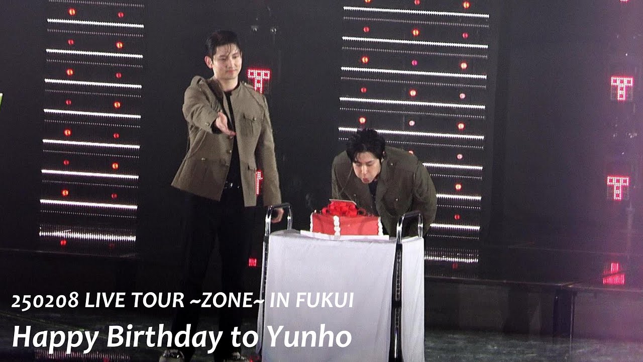 250208 HBD YUNHO Focus -LIVE TOUR ~ZONE~IN FUKUI