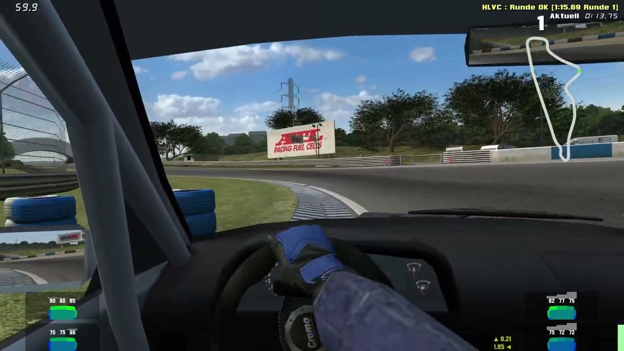 Live For Speed S2 (0.5U) Hotlap - biggie - Blackwood GP Reversed (BL1R) - XFR - 1:15.69
