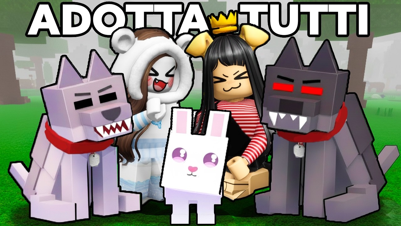 si possono adottare tutti gli animali di 99 notti su roblox?