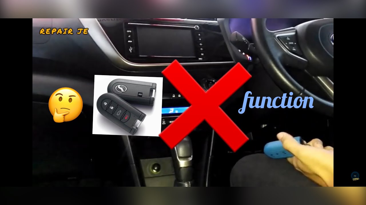 #6 Cara start bila alarm remote habis bateri untuk PUSH START BUTTON