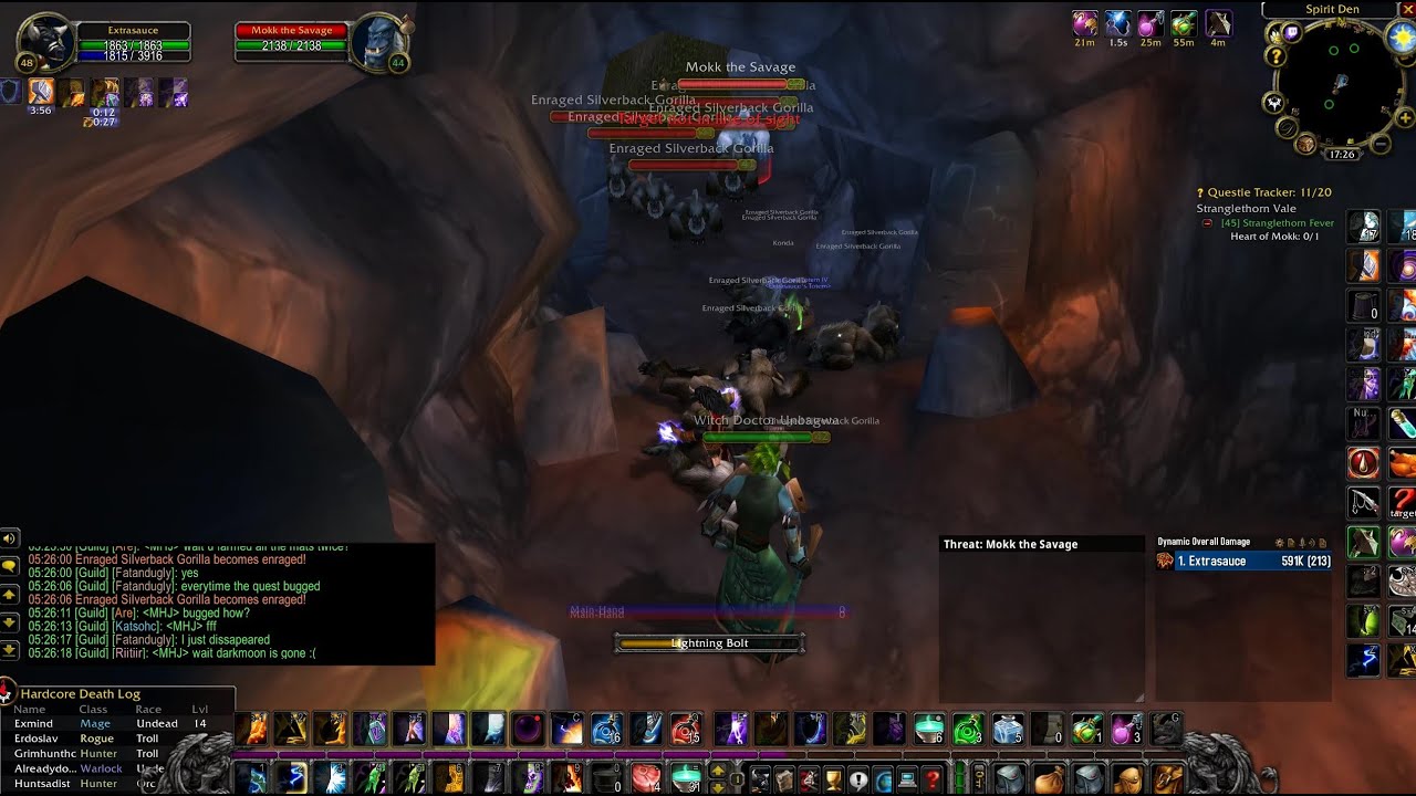Rundom stuffs 1. Mokk the Savage - Stranglethorn Fever