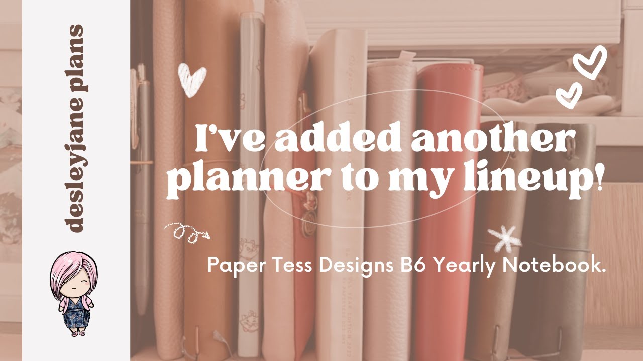PaperTess Designs B6 Planner Unboxing plus an unexpected planner line-up chat!