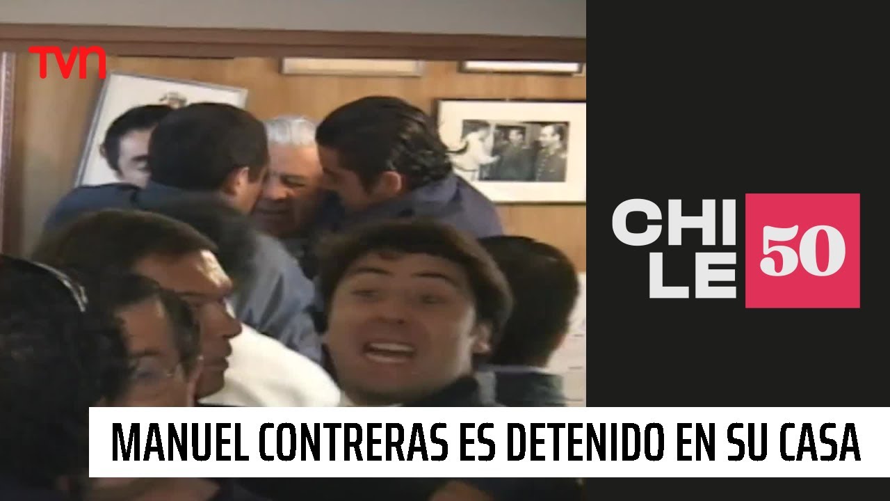 Manuel Contreras es detenido en su casa | #Chile50