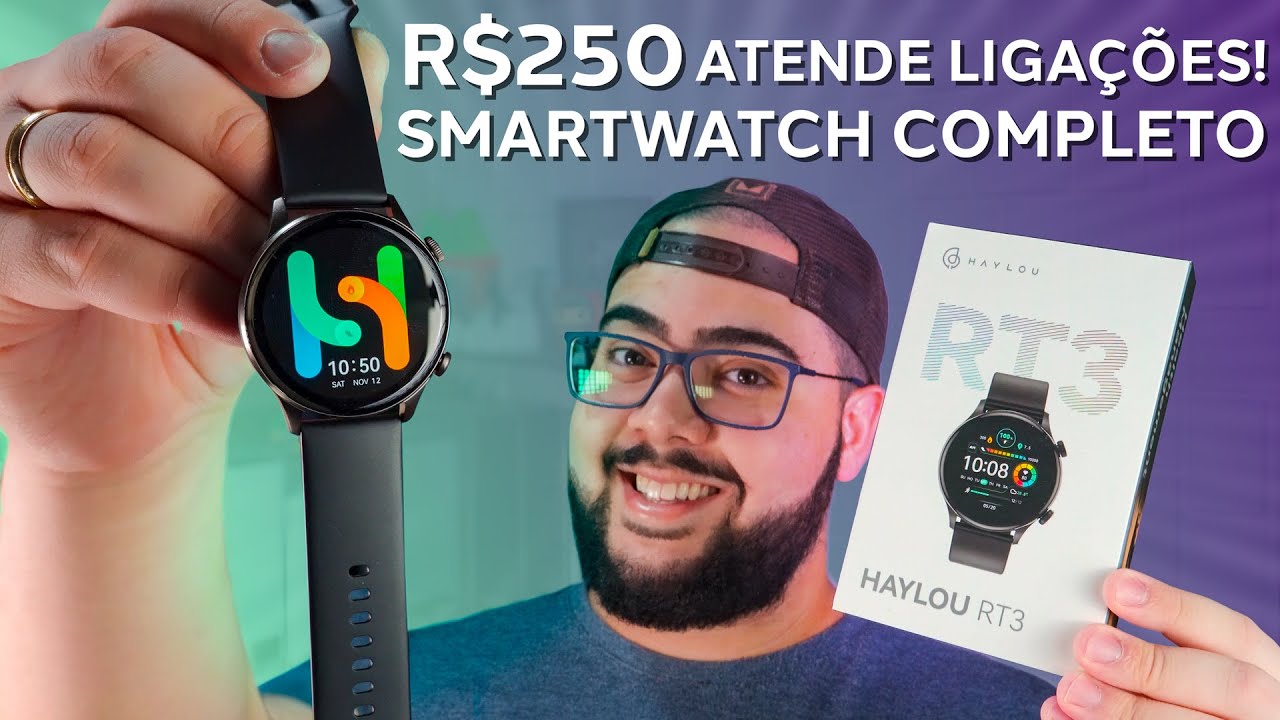 Haylou RT3 - Smartwatch Barato que Funciona Muito bem! Vale muito a compra!
