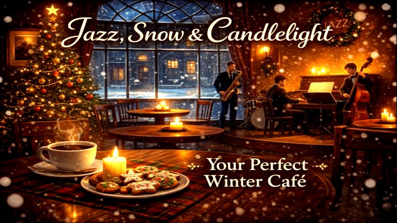 Jazz, Snow & Candlelight  Your Perfect Winter Café Playlist