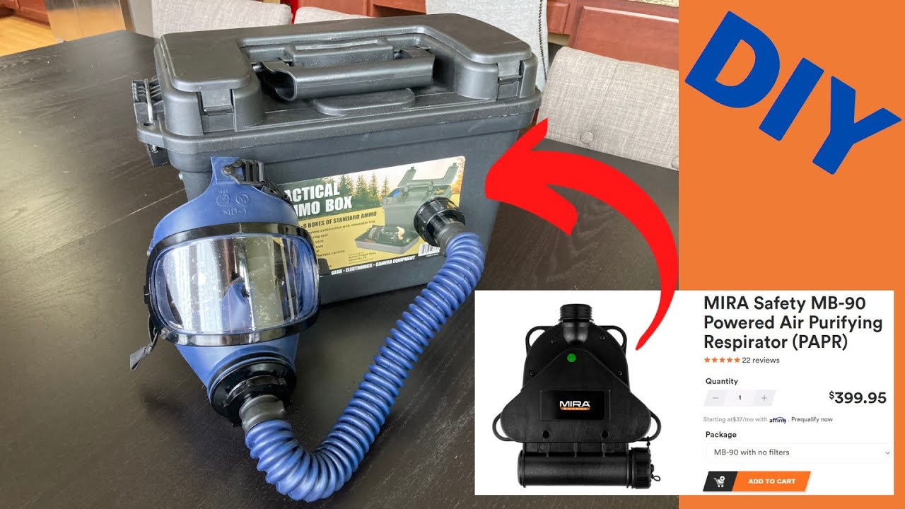 DIY PAPR Machine - Powered Air Purifying Respirator