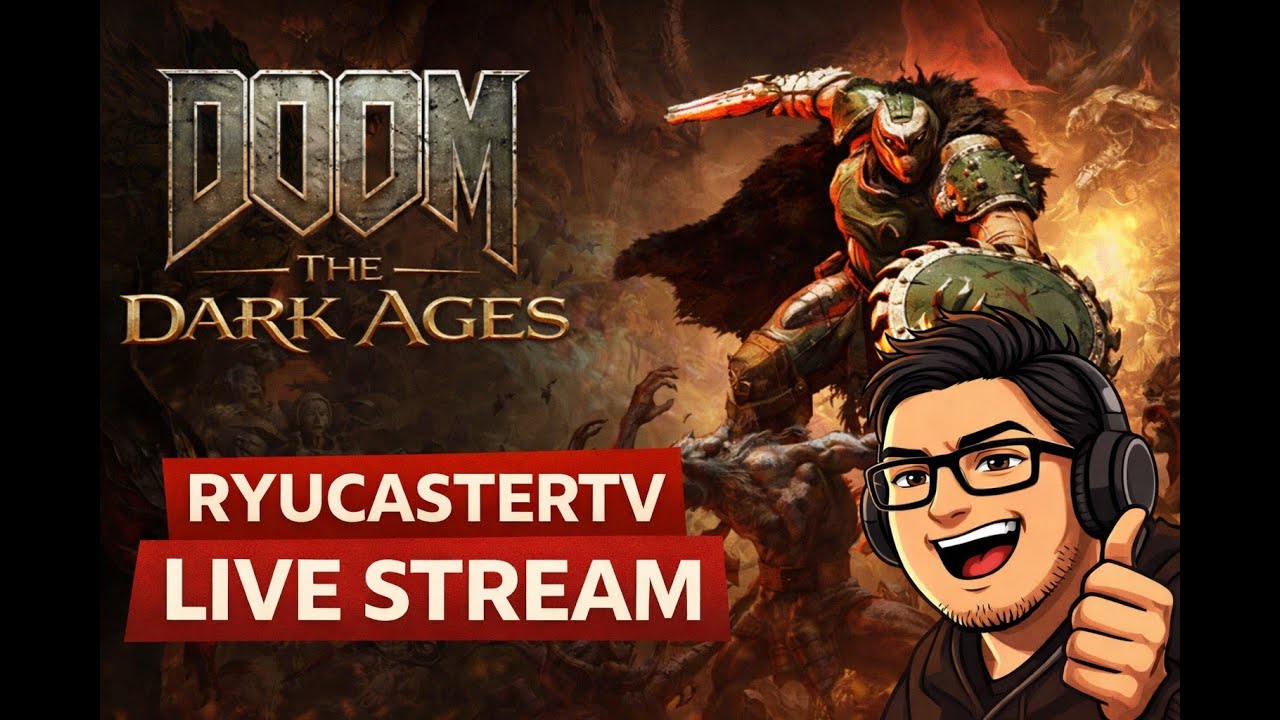 RyuCasterTV Live DOOM: The Dark Ages | EP.2 – ดาบโล่ไม่พัก นรกต้องสะเทือน! 🔥
