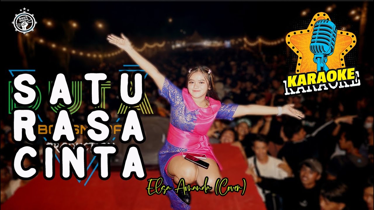 SATU RASA CINTA KARAOKE || VERSI DUTA BOSS MUDA