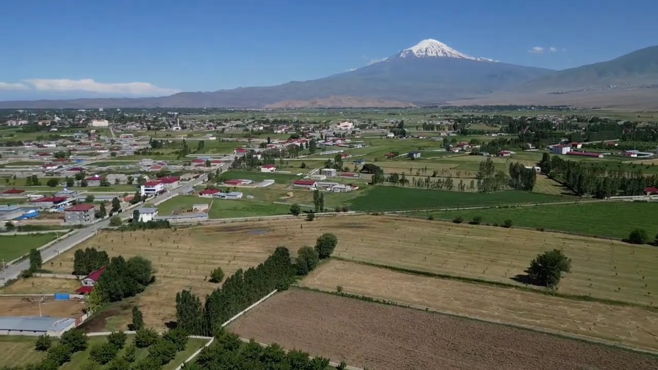 Iğdır Halfeli Hoşhaber Yolu Üzeri Drone İle Çekimi