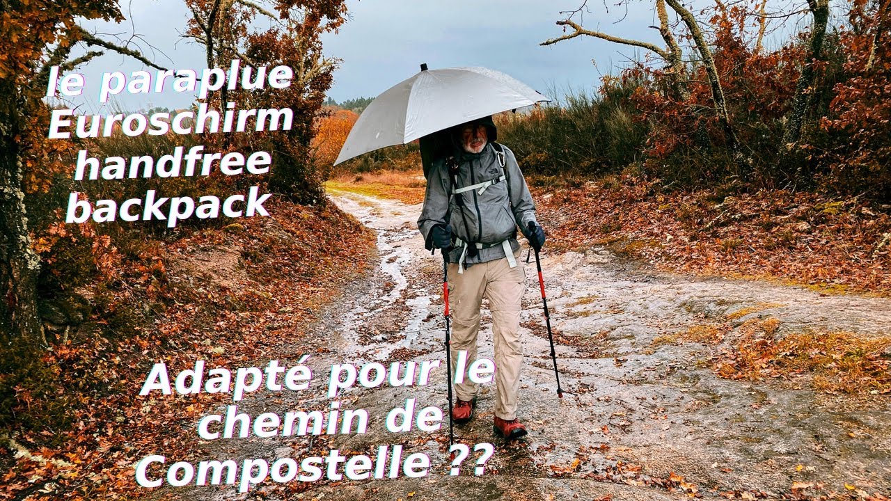 Mon  avis sur le PARAPLUIE de TREKKING Euroschirm #parapluie #Via de la Plata #camino de Santiago