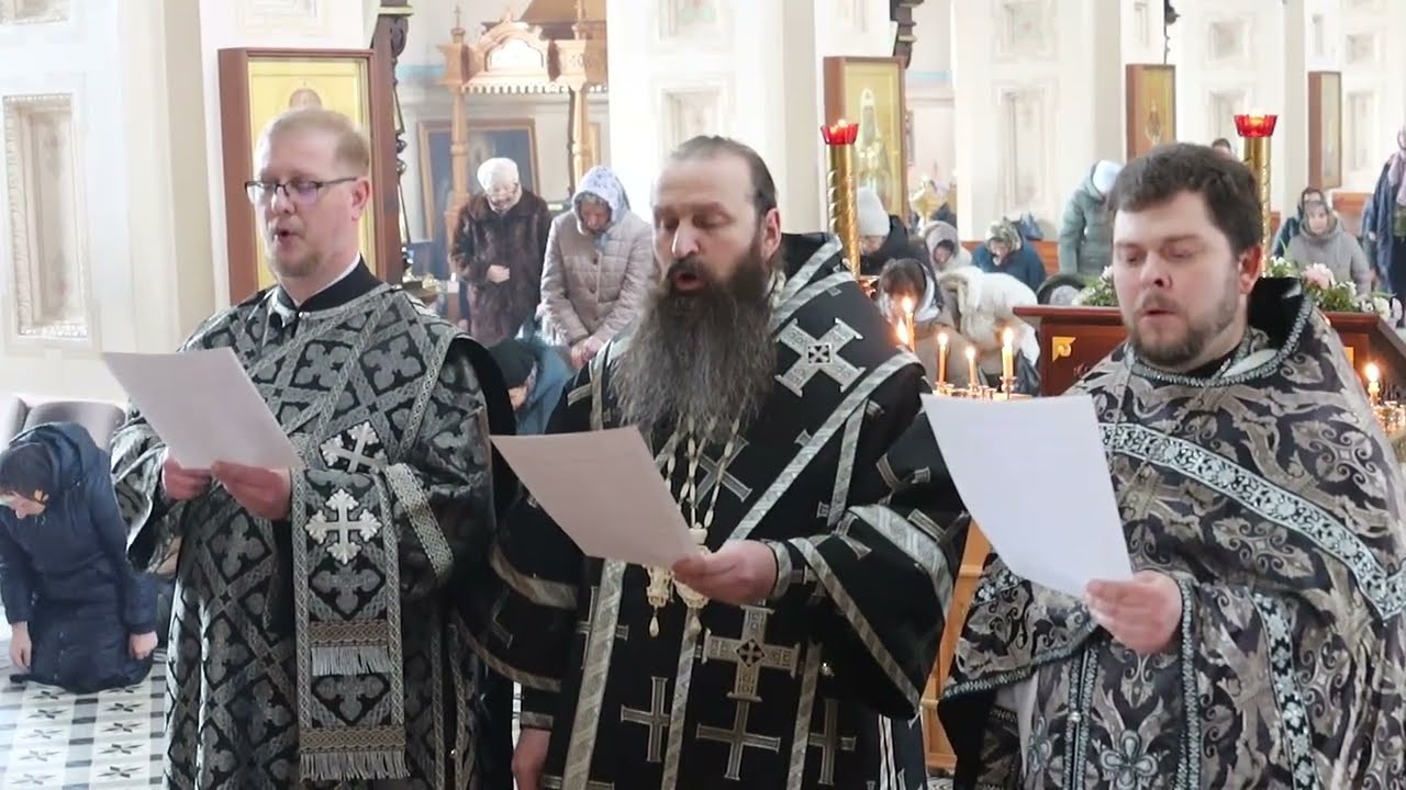 Литургия Преждеосвященных Даров и молебное пение великомученику Феодору Тирону с освящением колива