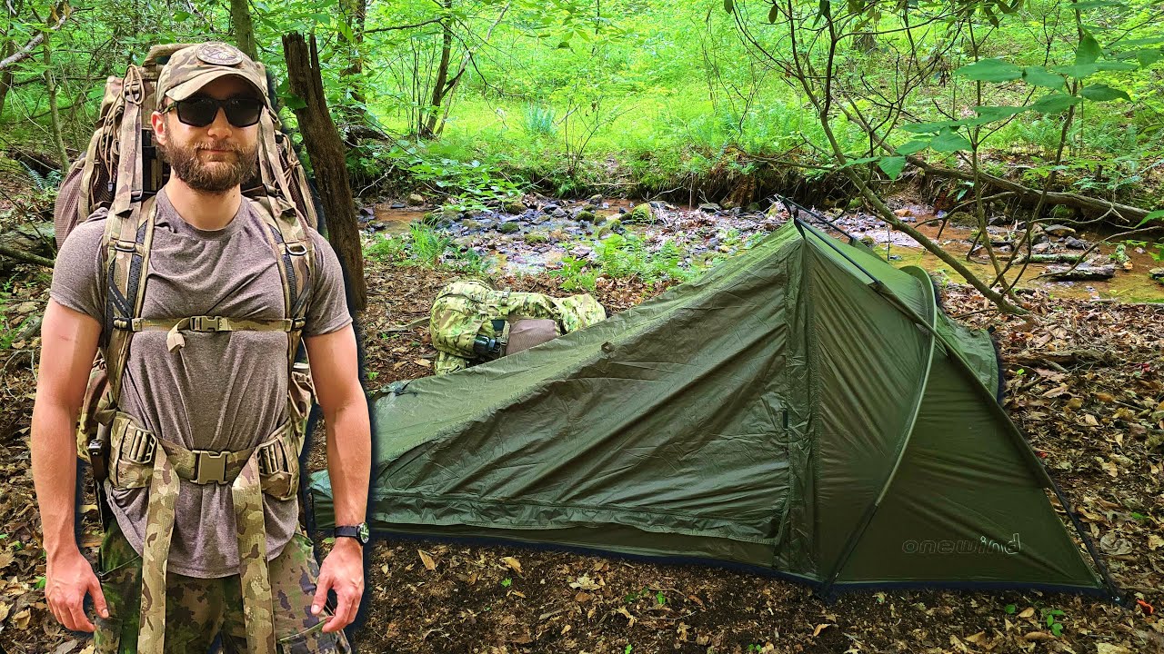 Solo Camping By A Creek | Testing ONEWIND 1 Person Tent & New Gear