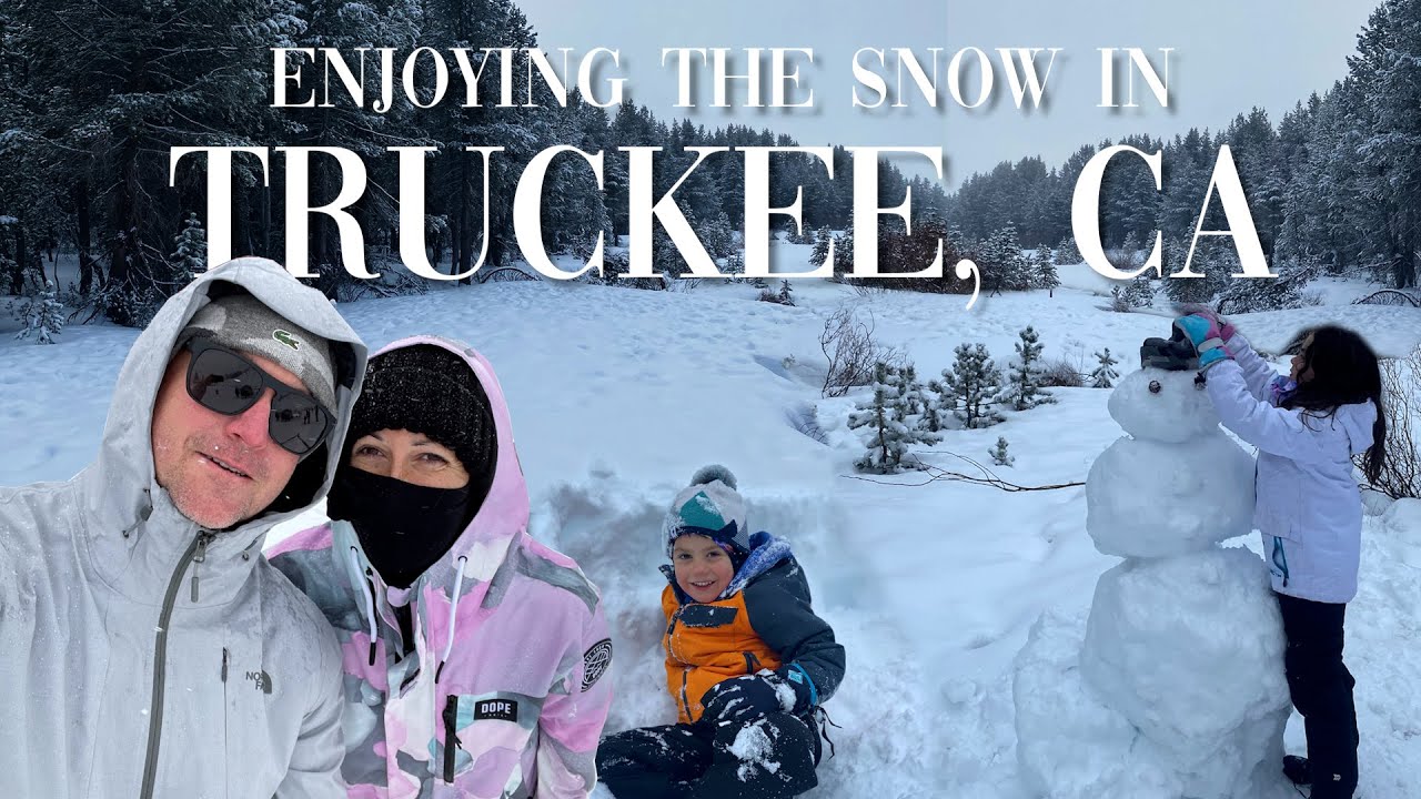 Winter time skiing in Truckee CA