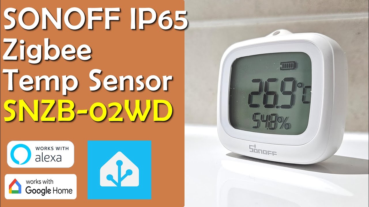 Sonoff Zigbee IP65 SNZB-02WD Review - Temperature and Humidity Sensor