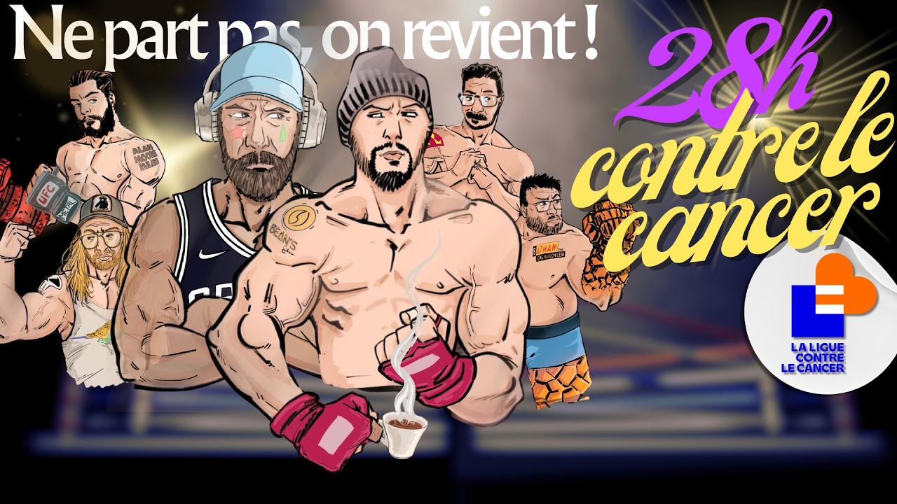 LIVE 28H CONTRE LE CANCER - Plein de cadeaux et d'invités