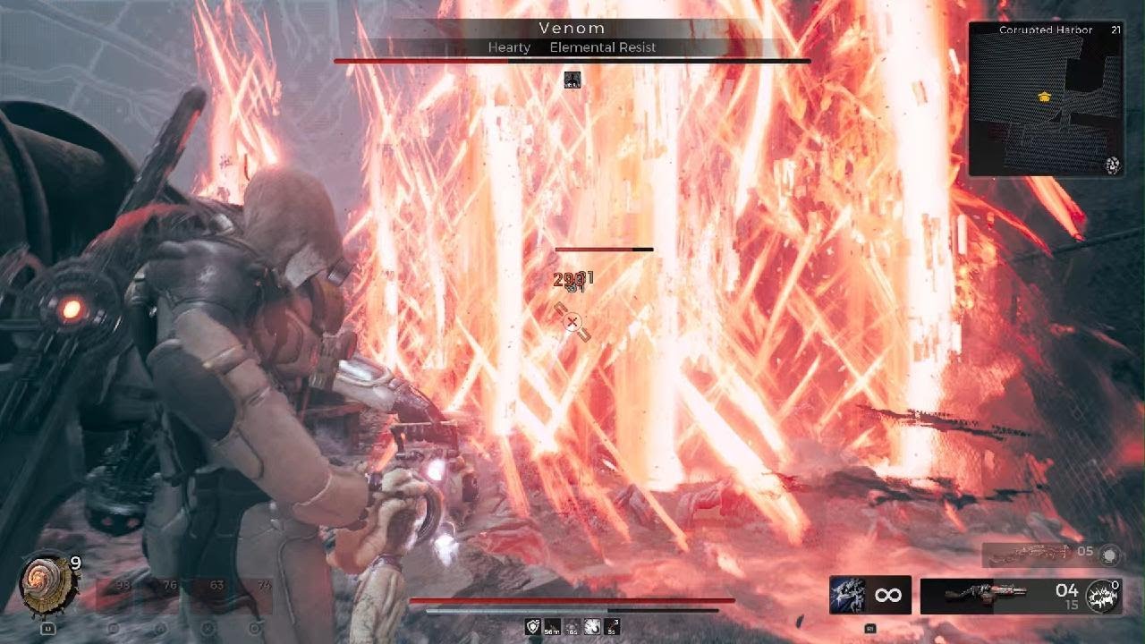 Remnant 2 - VENOM (Apocalypse) - HEAVY CARRY MINI-GUN - Engineer/Challenger