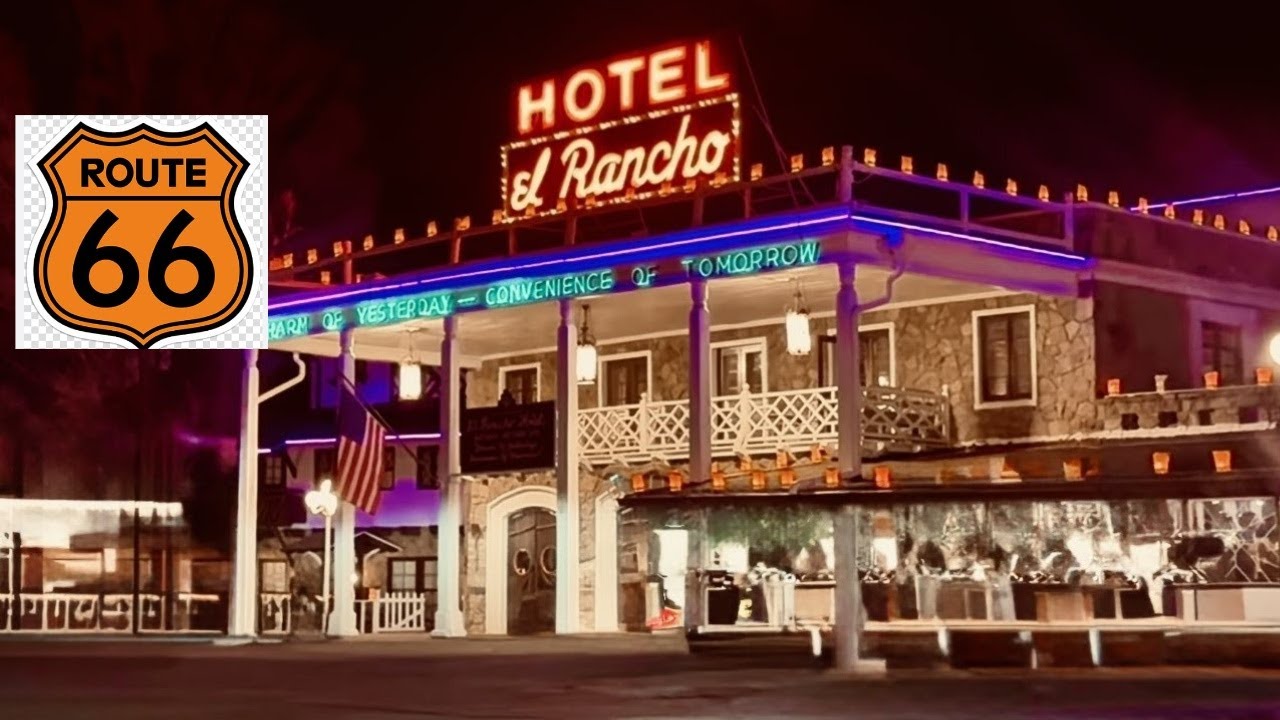 Интерьер отеля El Rancho | Легендарное голливудское убежище на трассе Route 66 (4K-тур)