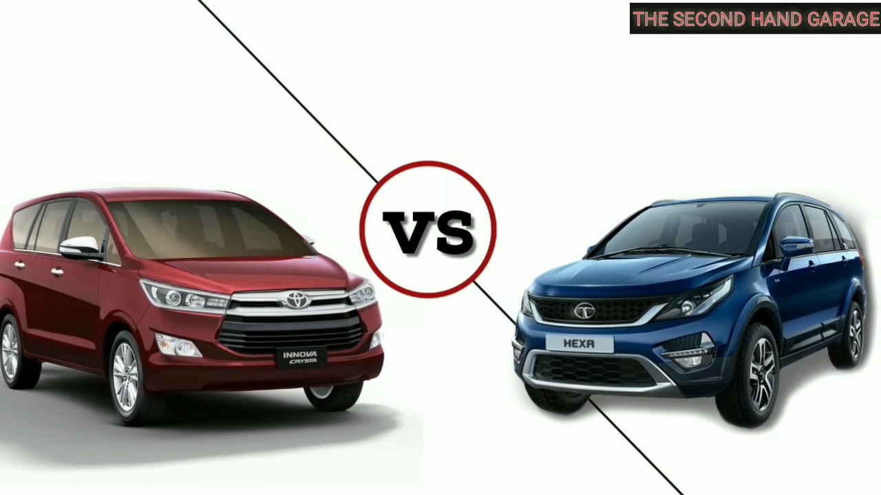 Innova Crysta vs Tata Hexa [ specifications ]