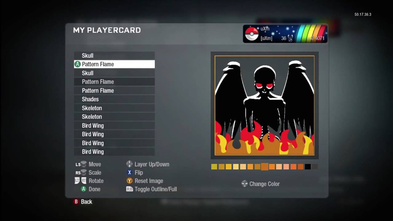 Call of Duty Black Ops Hell Angel emblem tutorial