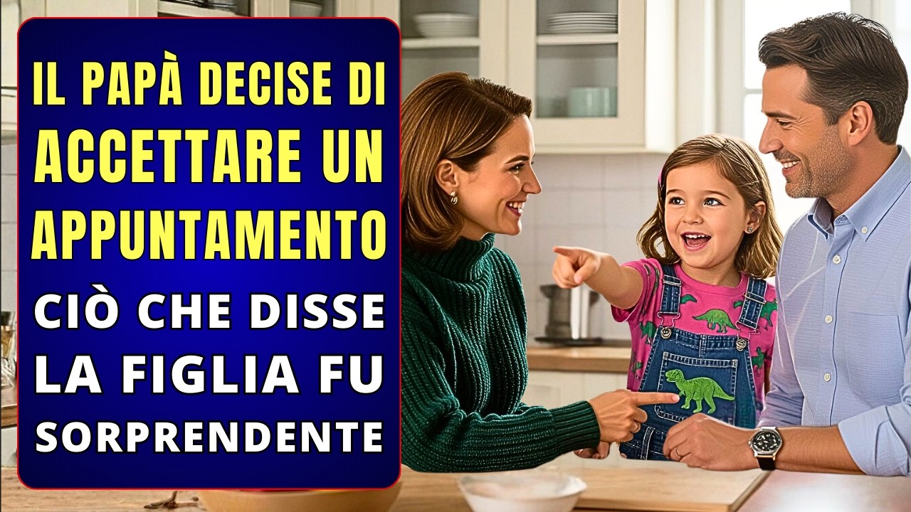 La rivelazione della figlia lo ha lasciato senza fiato