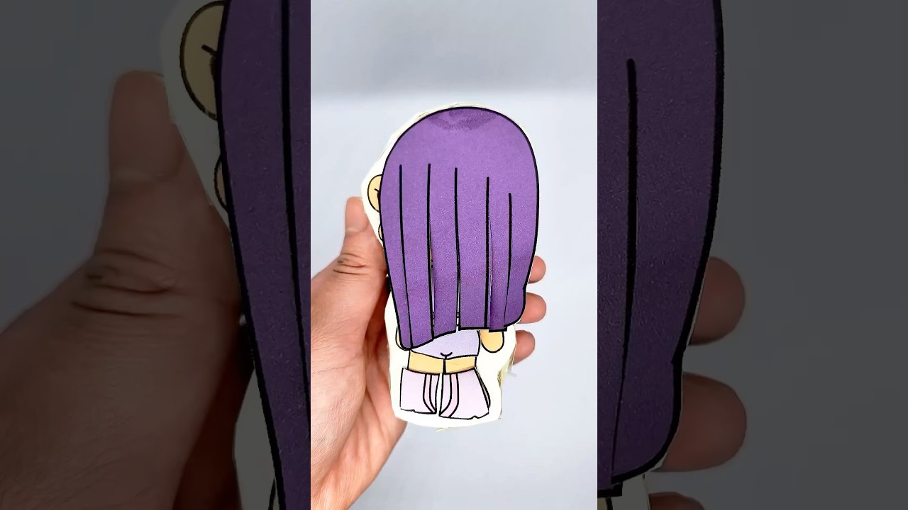 K-pop Demon Hunters Skincare #demonhunters  #asmr #shorts #papercraft #diy #cute #tutorial