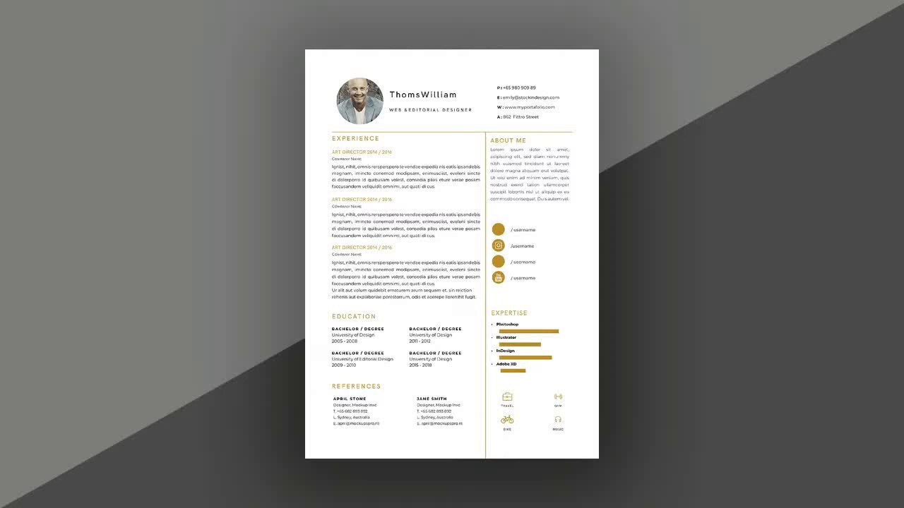 How to create a Simple Resume in Adobe InDesign