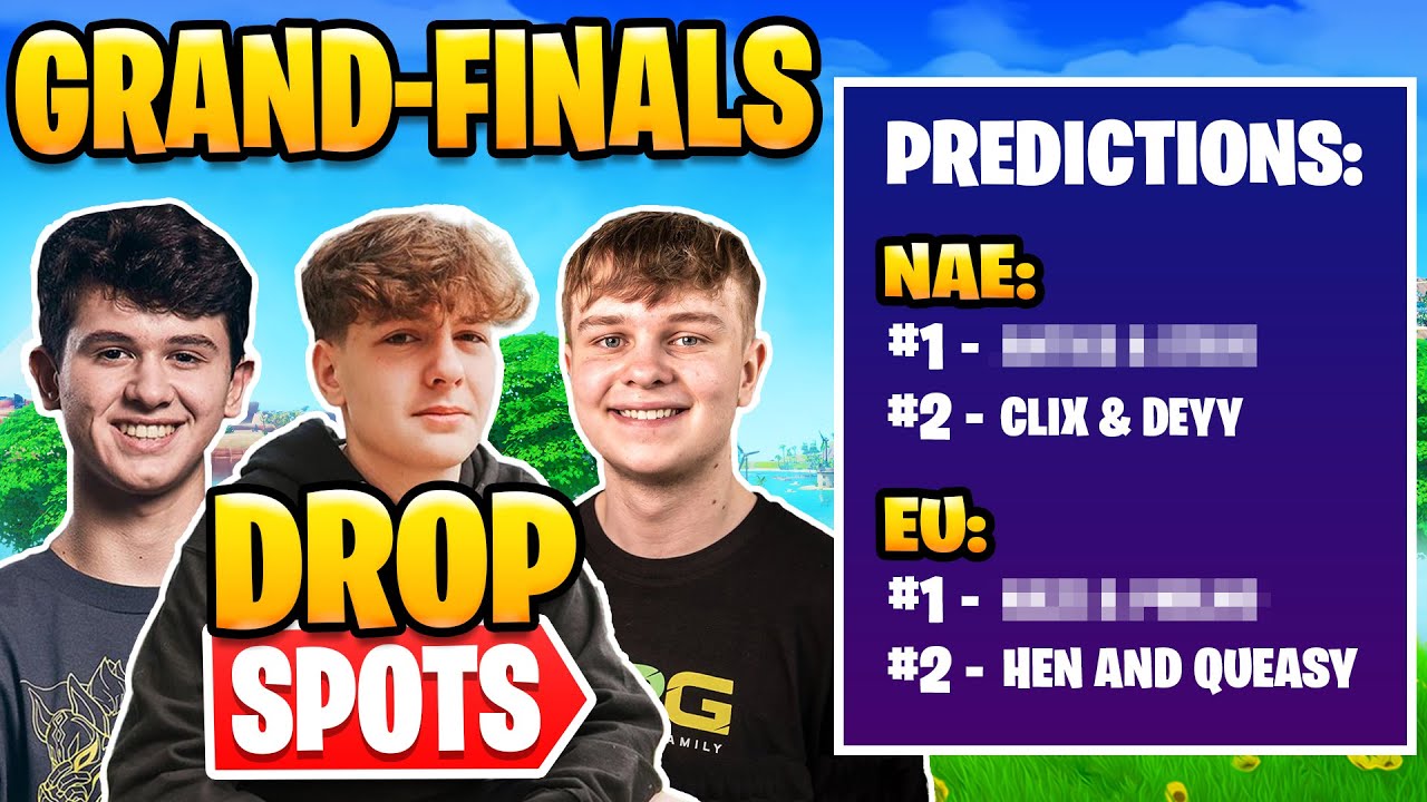 Pro Drop Spots for Grand Finals and My Predictions to Win