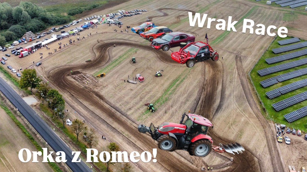 Wrak Race w Naszej Okolicy🔥 Orka z Romeo! Ujęcia z Drona 🚜🚗🔥