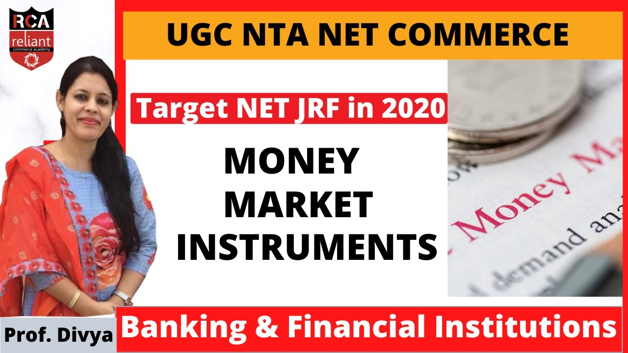 Money Market Instruments || Banking & financial Institutions || UGC NET/JRF Commerce