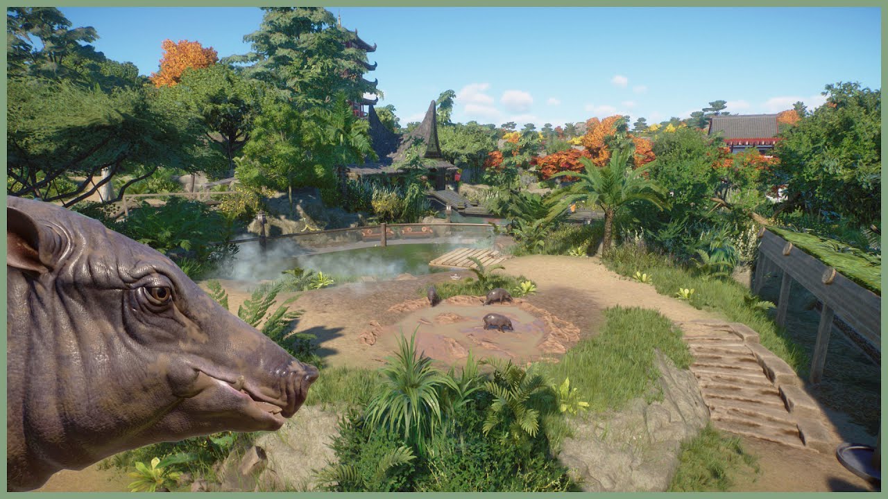 🐗Tropical babirusa habitat | Soliuko Zoo | Planet Zoo | speedbuild🍁