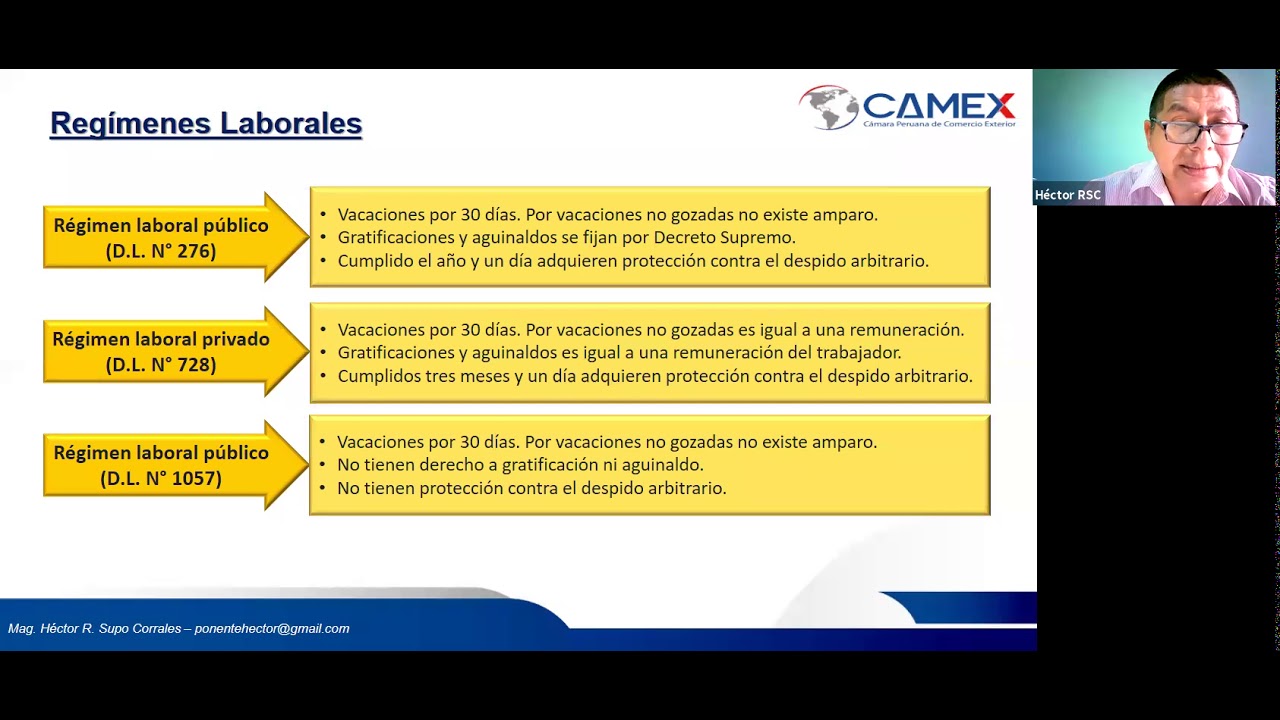 Regímenes Laborales 04/03