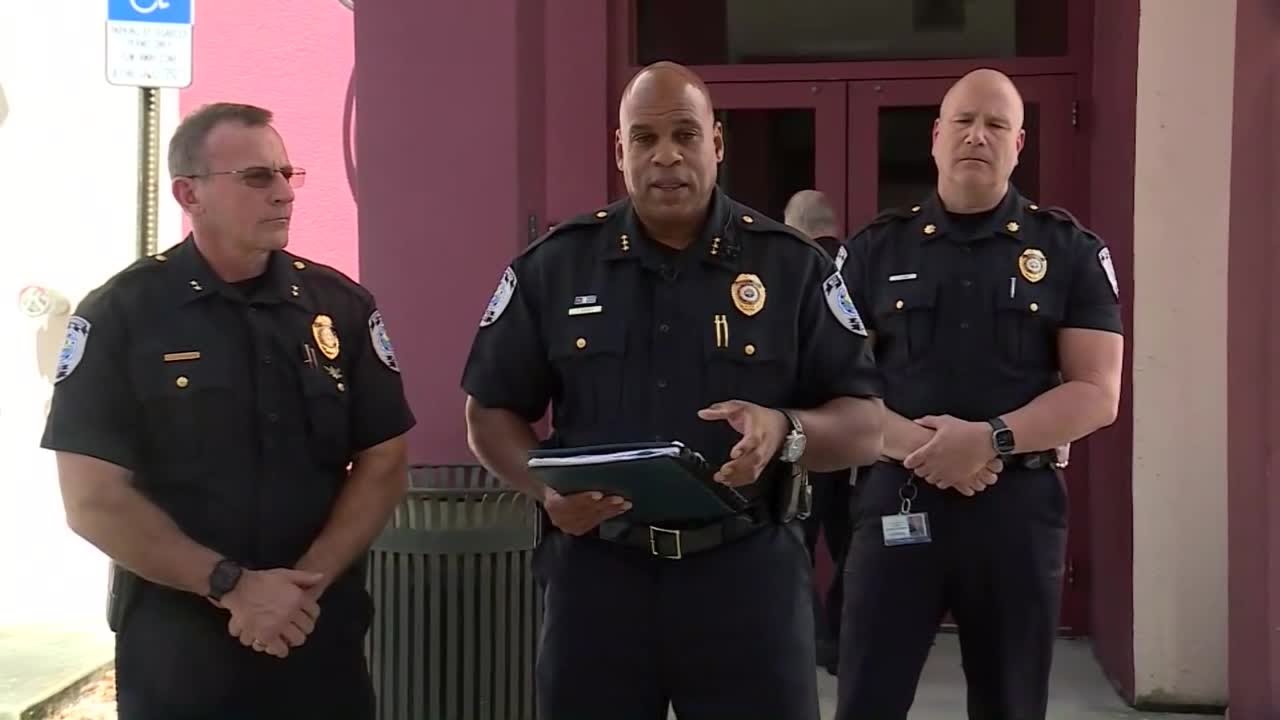 West Palm Beach police arrest of suspect accused of threats against officers