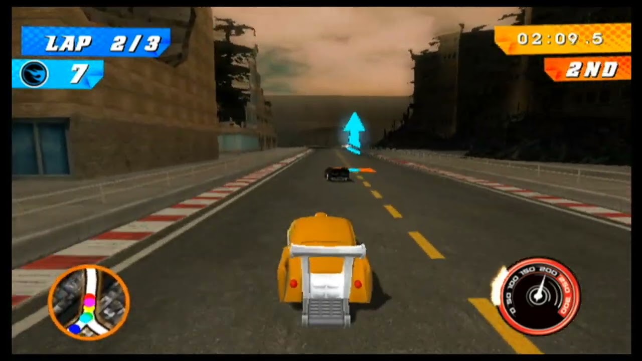 [Wii] Hot Wheels: Track Attack - Aftermath Race 2 - Jaded