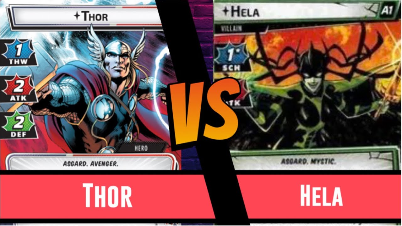 Marvel Champions | Thor | Playthrough | VS Hela | True Solo | Aggression | Mad Titans Shadow