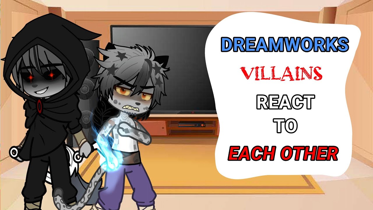 DREAMWORKS VILLAINS REACT TO EACH OTHER//copyrighted audio// MERRY CHRISTMAS
