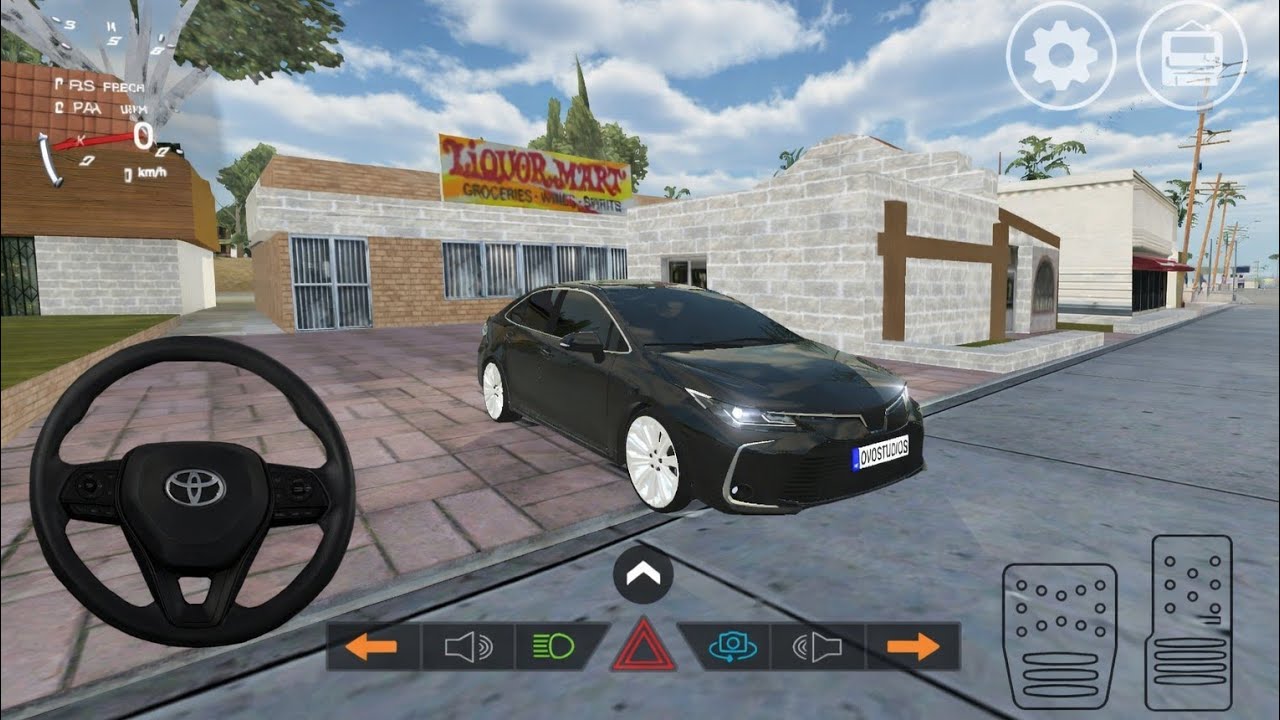 Corolla Drift & Park Simulator || Car Driving School Mobile Gameplay