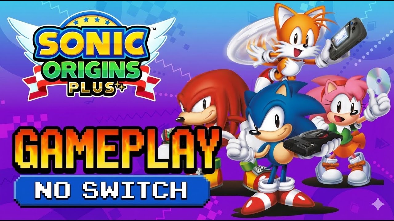 Sonic Origins Plus (Switch) Gameplay Sonic CD