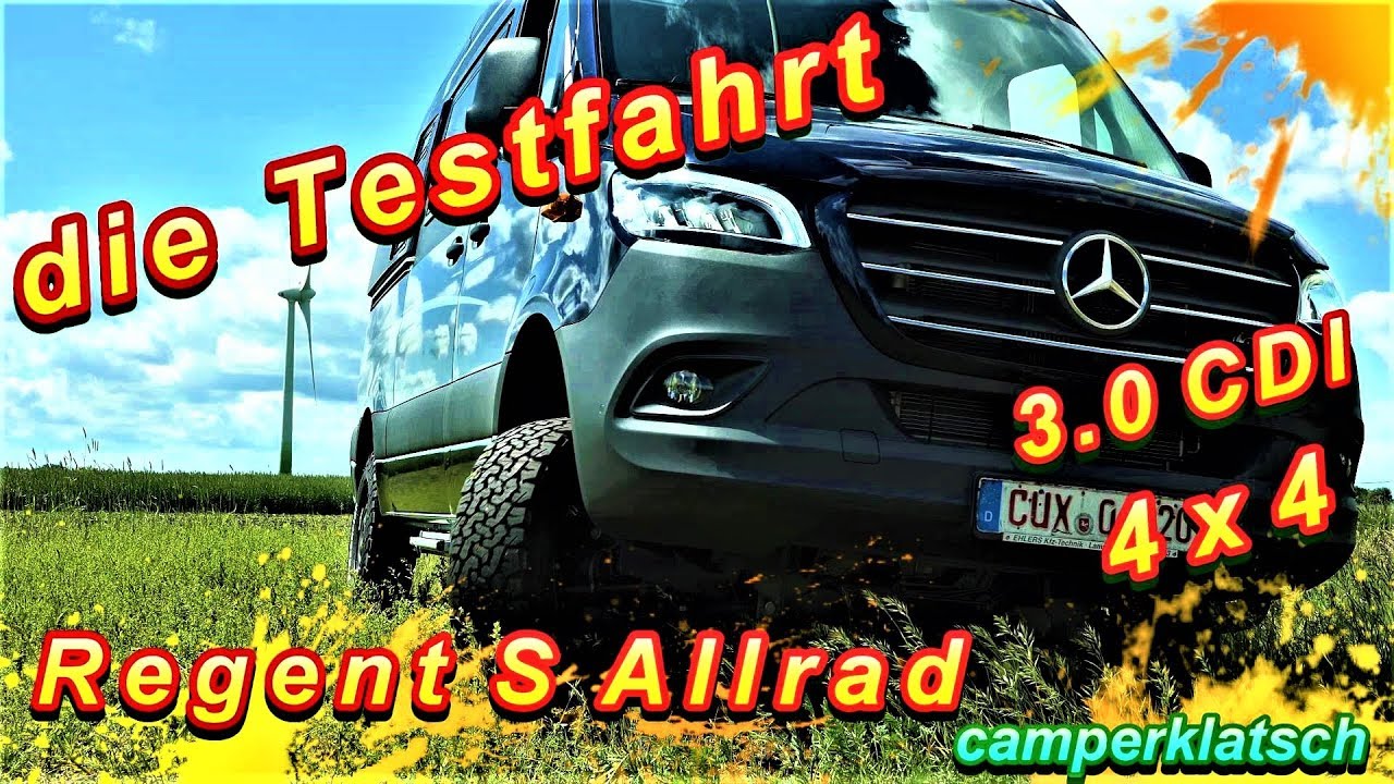 🔥 La Strada Regent S 4x4 💥der neue Mercedes Sprinter Allrad 4x4 Kastenwagen Wohnmobil 🔥 Test