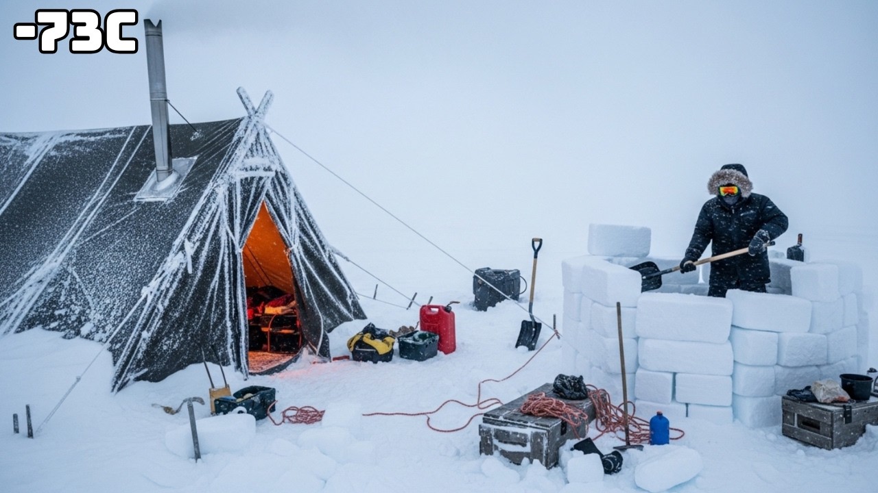 Living Through -73&deg;C | Off-Grid Cabin Life
