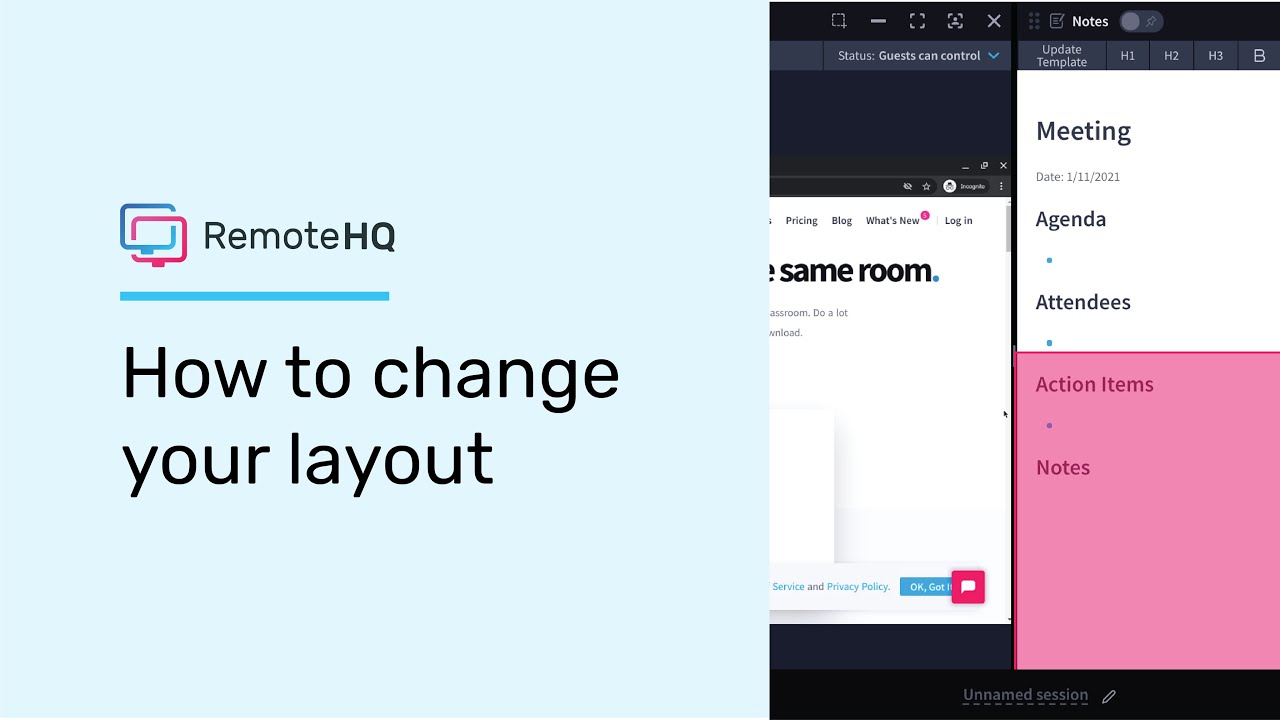 How to Change Your Layout | RemoteHQ Tutorials
