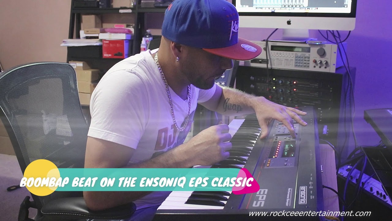 Classic Boombap Instrumental Beat on the Ensoniq EPS classic ( sample rate 12bit 16khz)