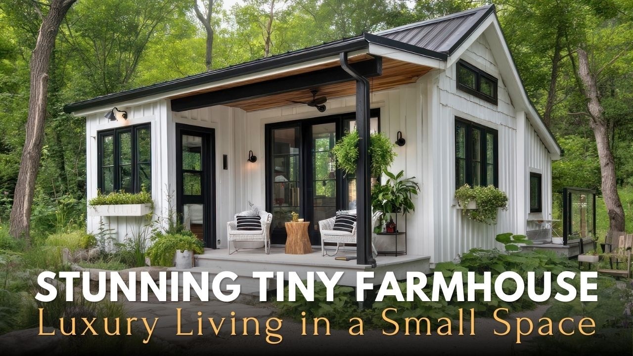 Modern Tiny Farmhouse with Stunning Interior Design