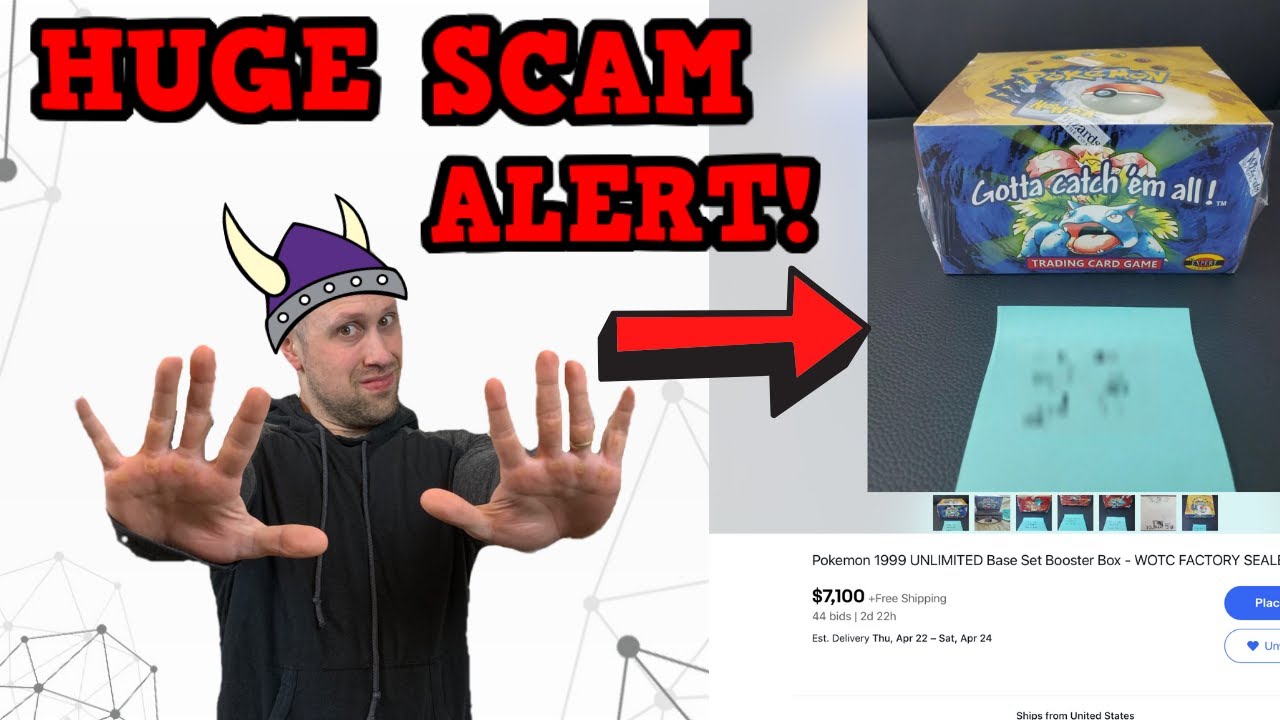 Pokémon Base Set Booster Box SCAM! Watch Out!