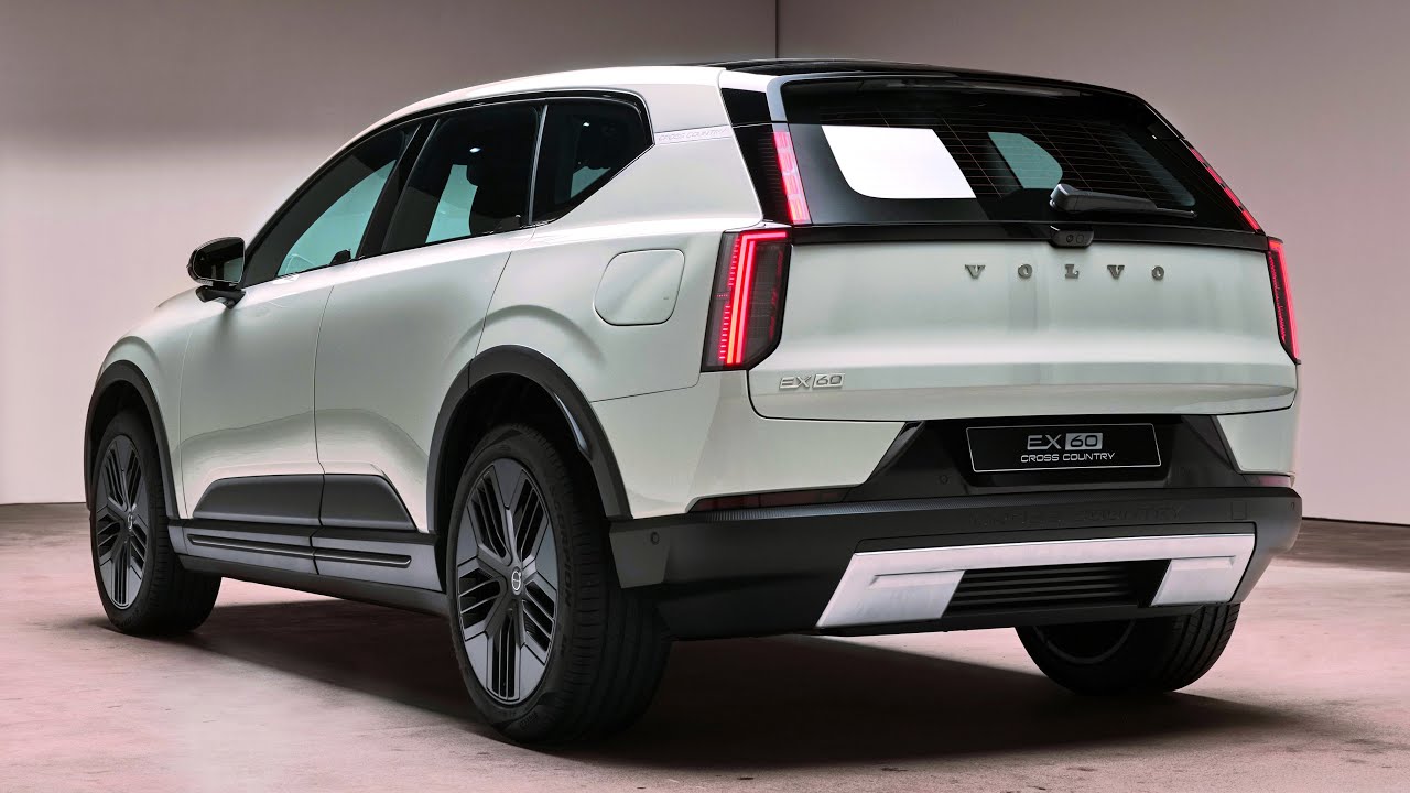 Новый Volvo EX60 2026 года — роскошный среднеразмерный электрический внедорожник.