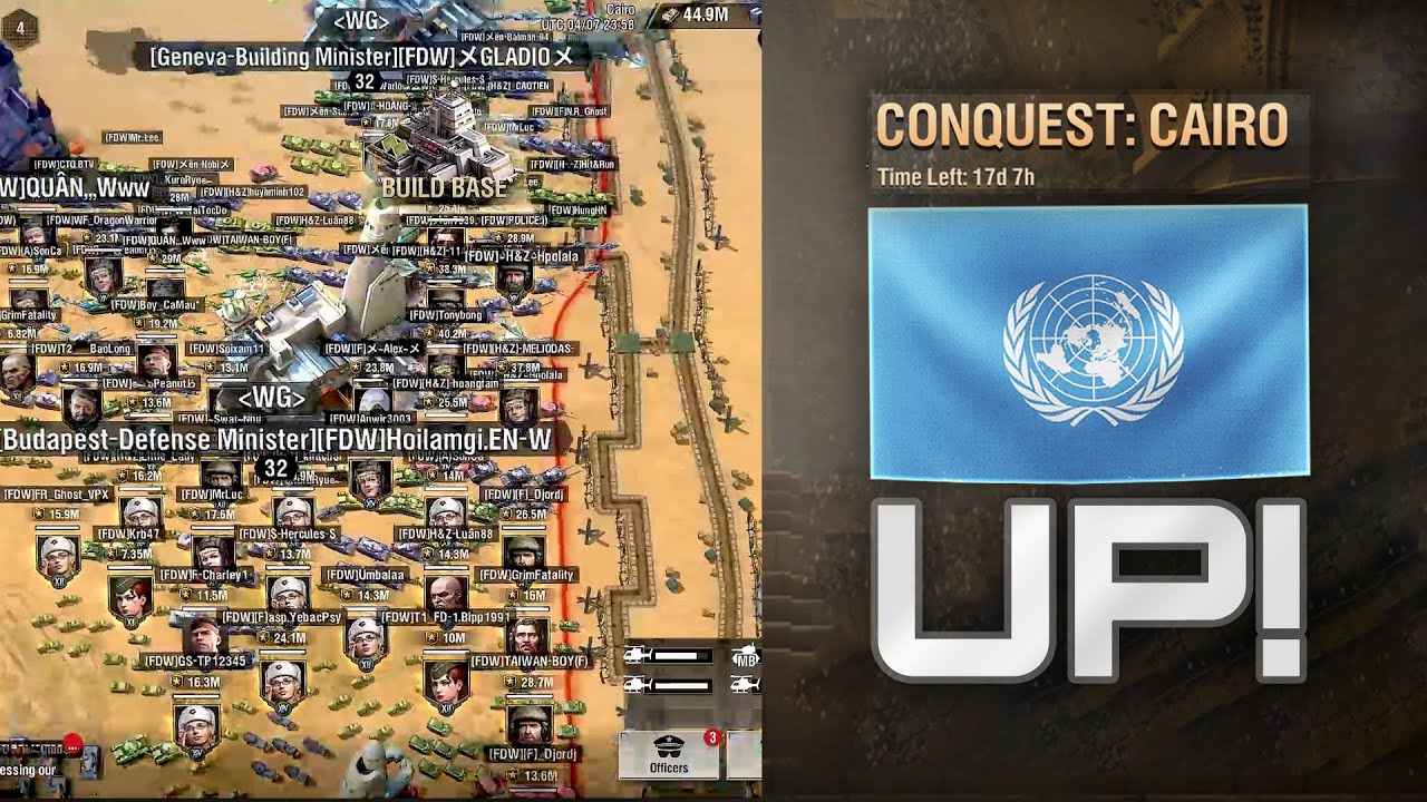 WarPath Cairo Blockhouse Opening! 4 Hour War Gameplay - UP, CDK, G/FL, OoC vs. @AND, S34, FDW, iWar