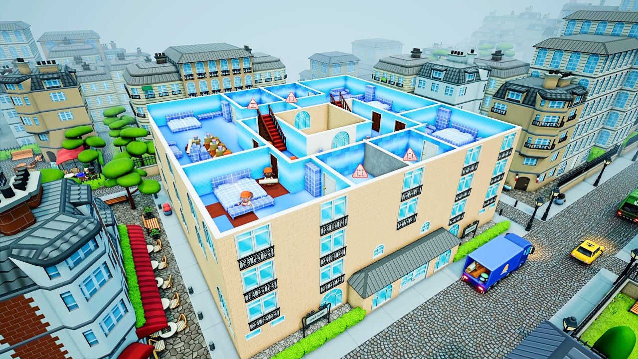 NEW! Building THE BEST Hotel Empire in this Detailed Management Simulator | Hotel Architect