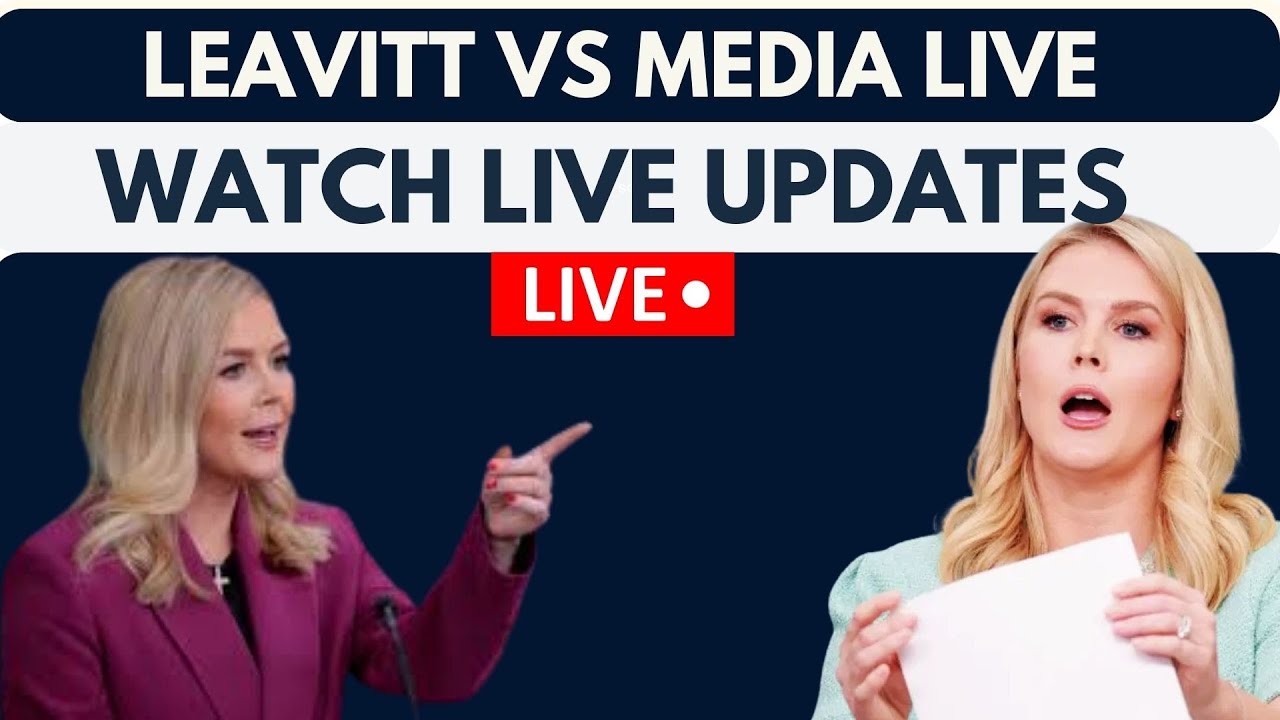 LIVE Coverage: Karoline Leavitt’s Stunning Clash With Reporters at White House | Chaos Erupts