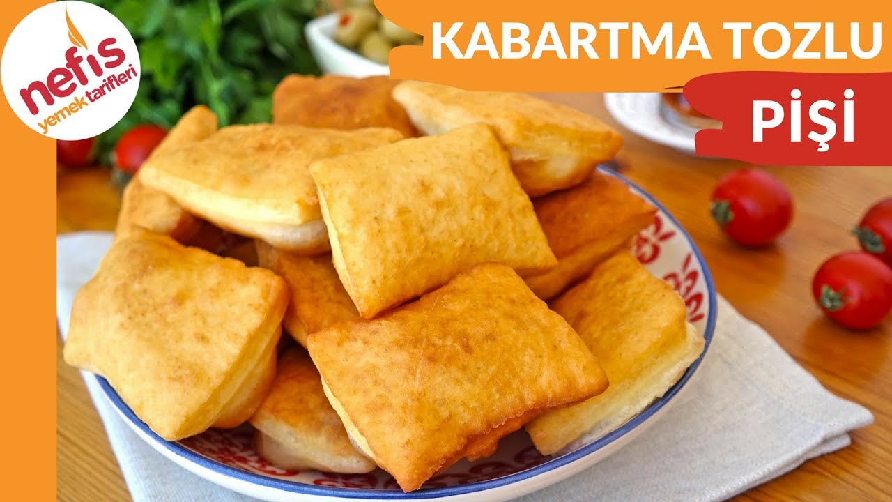 YAĞ &Ccedil;EKMEYEN Kabartma Tozlu Kolay Pişi Yapımı